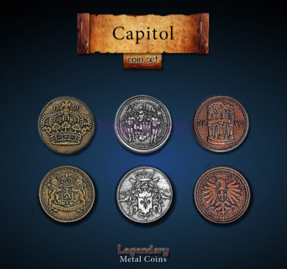 Legendární sada mincí (Legendary Metal Coins) - Obrázek 2